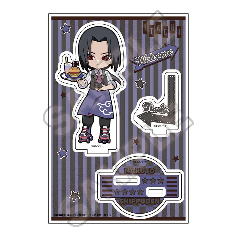 予約12/2〆【2月発売】NARUTO-ナルト- 疾風伝 アメリカンダイナー アクリルスタンドJr. うちはイタチ