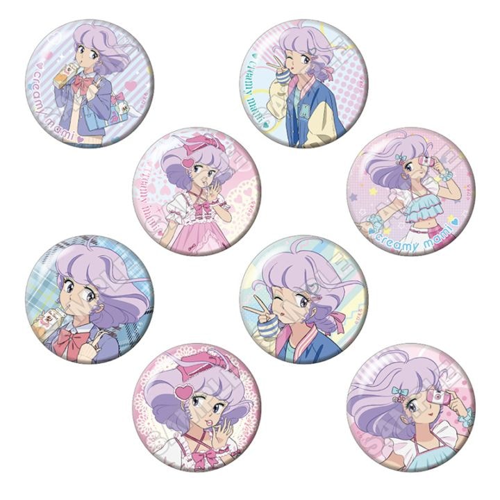 予約12/31〆【12月発売】クリィミーマミ グリッター缶バッジ ※1BOX=8入