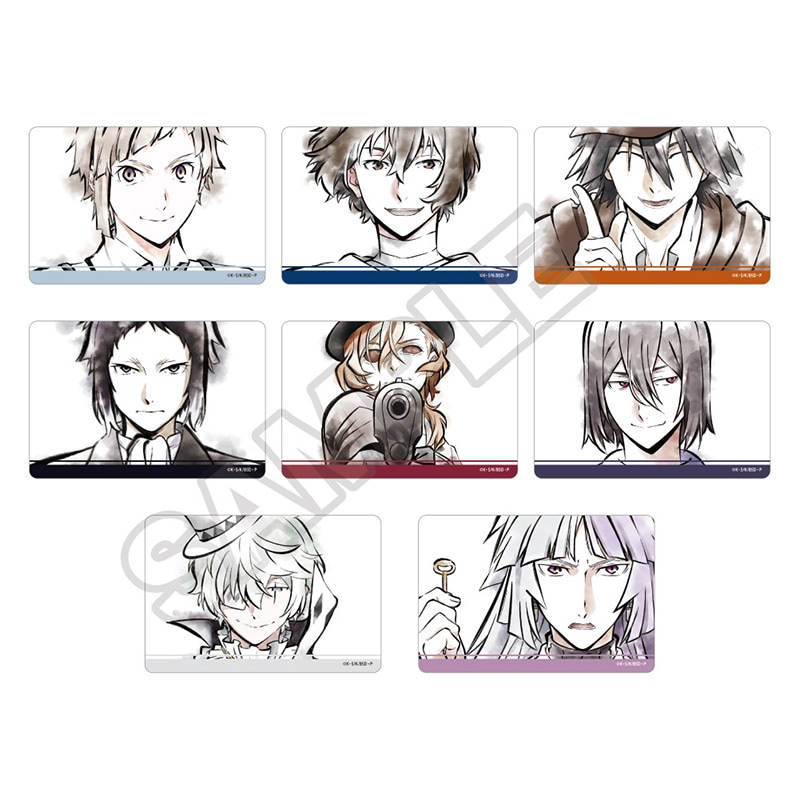 文豪ストレイドッグス 水墨画アート キャラPic ※1BOX=8入