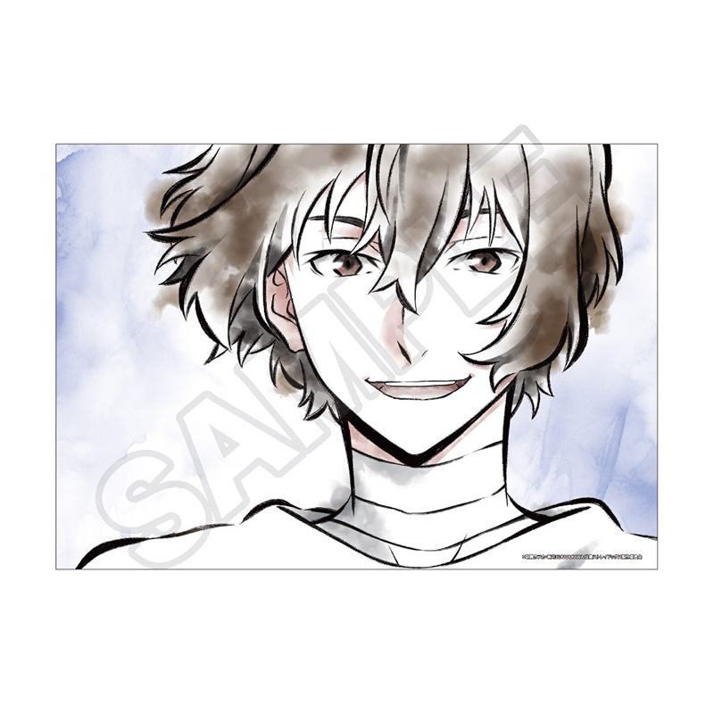 文豪ストレイドッグス 水墨画アート クリアポスター 太宰治