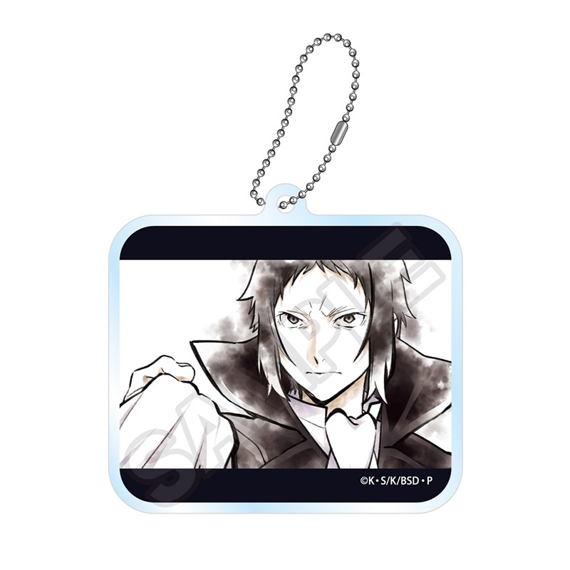 文豪ストレイドッグス 水墨画アート アクリルキーホルダー 芥川龍之介