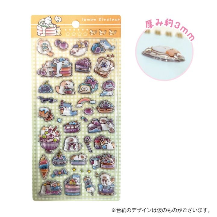 【4月発売】つやぷくシール ねこさん