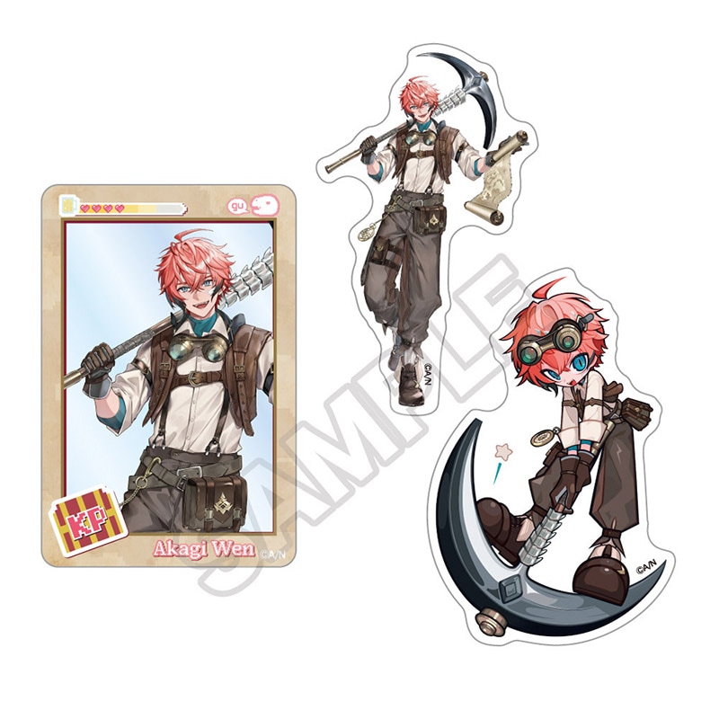 予約3/6〆【5月発売】にじさんじ クリアカード&ステッカーセット 赤城