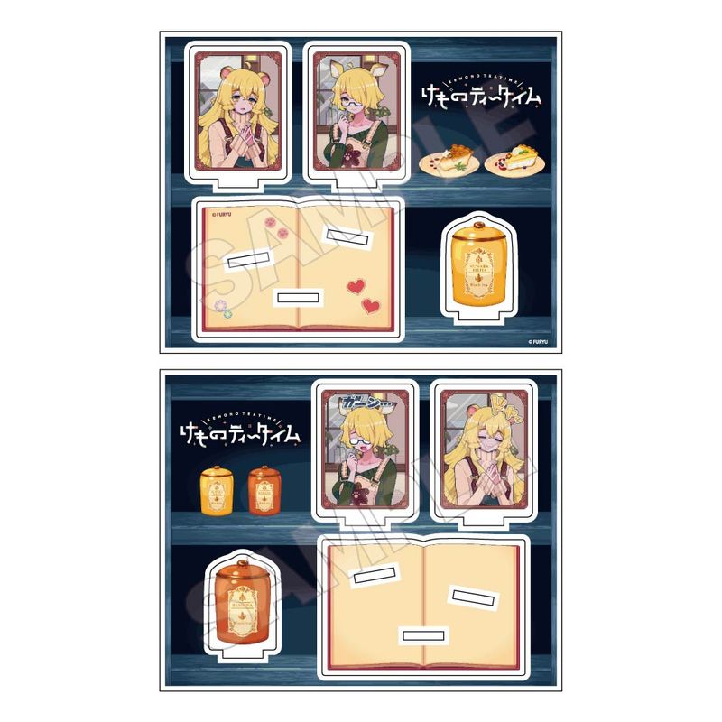 予約3/1〆【4月発売】けものティータイム アクリルスタンド クロテッド＆ジャム