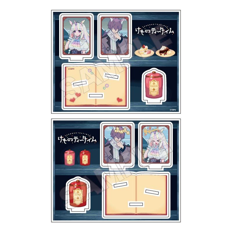 予約3/1〆【4月発売】けものティータイム アクリルスタンド マシュ＆ギモーヴ