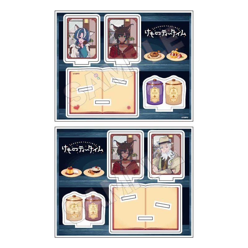 予約3/1〆【4月発売】けものティータイム アクリルスタンド キッシュ＆ガレット&ブリンツ