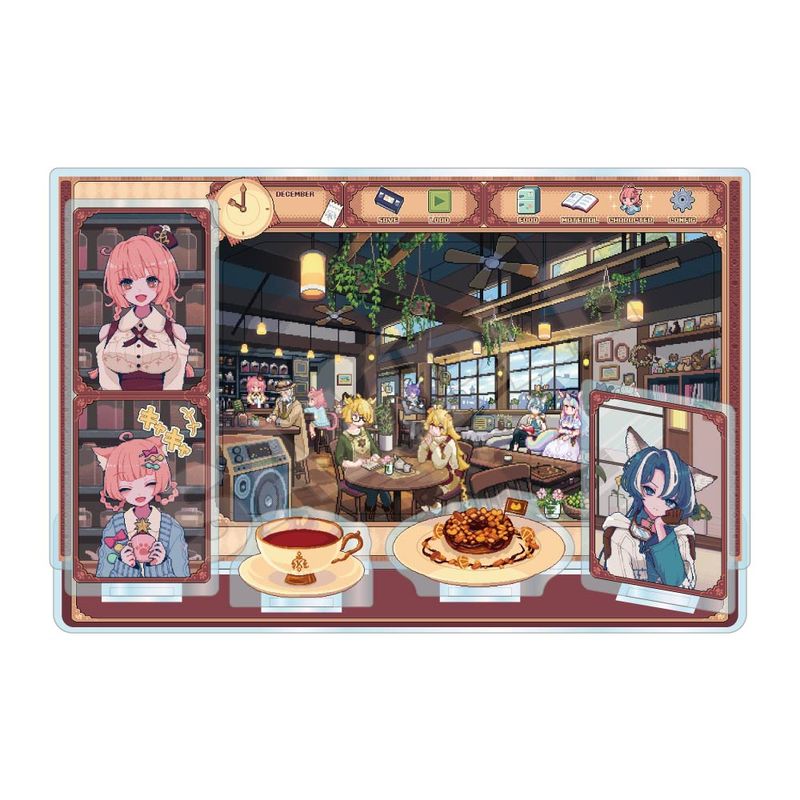 予約3/1〆【4月発売】けものティータイム アクリルスタンドジオラマ 喫茶K