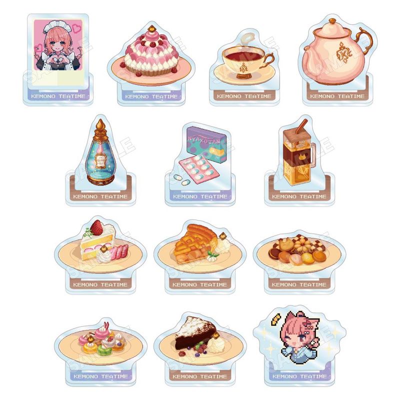 予約3/1〆【4月発売】けものティータイム ミニアクスタ※カプセルトイ全13種