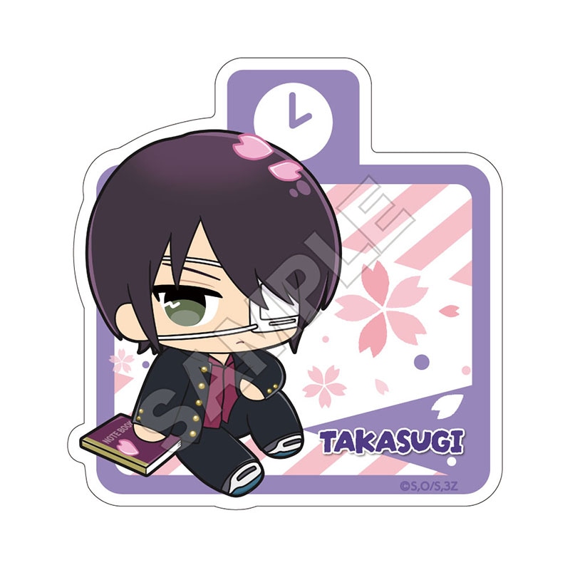 【受付終了】3年Z組銀八先生 ぬいぴ～すふれんず ステッカー 高杉晋助