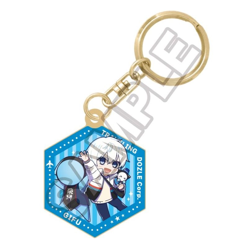 予約3/16〆【4月発売】ドズル社 ご当地第2弾メタルキーホルダー 岐阜 おらふくん