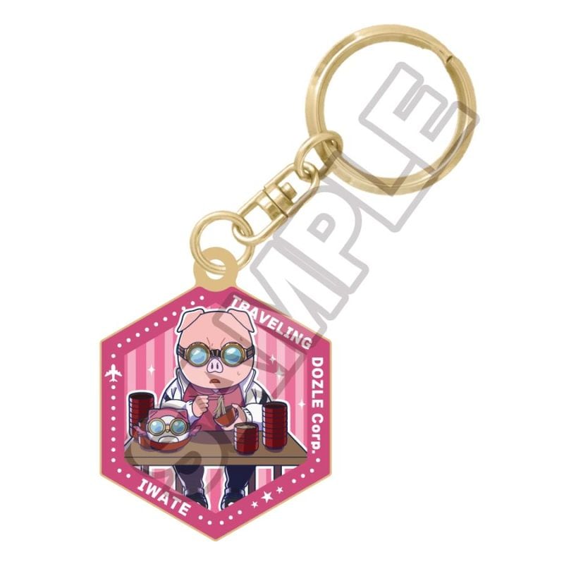 予約3/16〆【4月発売】ドズル社 ご当地第2弾メタルキーホルダー 岩手 おおはらMEN