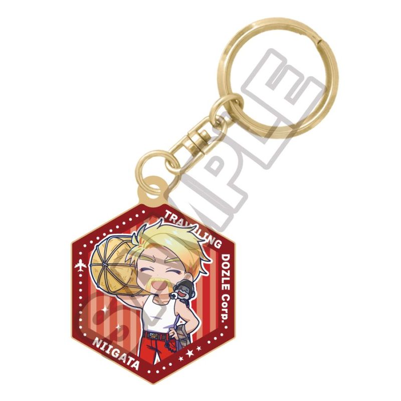 予約3/16〆【4月発売】ドズル社 ご当地第2弾メタルキーホルダー 新潟 ドズル