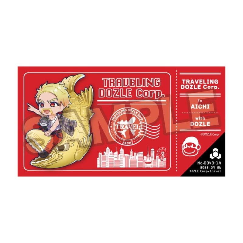 予約3/16〆【4月発売】ドズル社 ご当地第2弾パスポートステッカー 愛知 ドズル