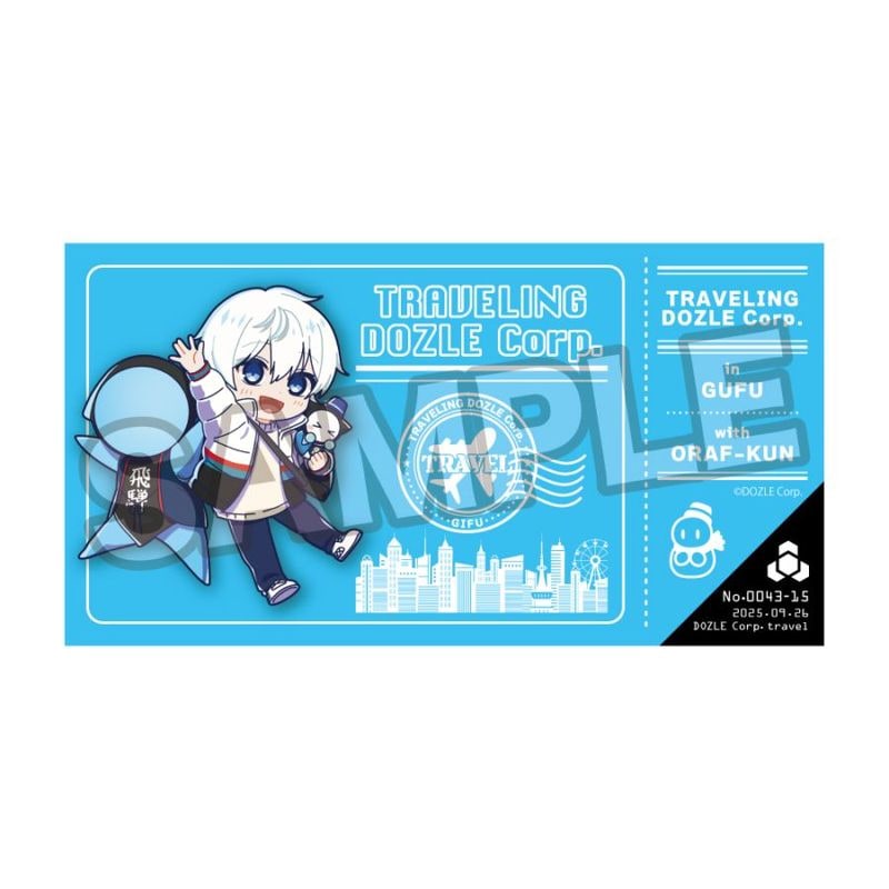 予約3/16〆【4月発売】ドズル社 ご当地第2弾パスポートステッカー 岐阜 おらふくん