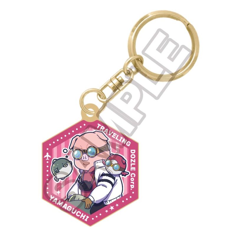 予約3/16〆【4月発売】ドズル社 ご当地第2弾メタルキーホルダー　山口　おおはらMEN