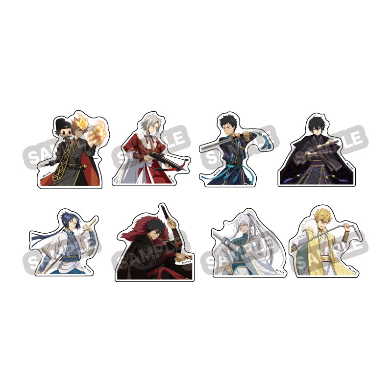 予約5/25〆【6月発売】家庭教師ヒットマンREBORN! 武技絢爛 ステッカー※1BOX=8入
