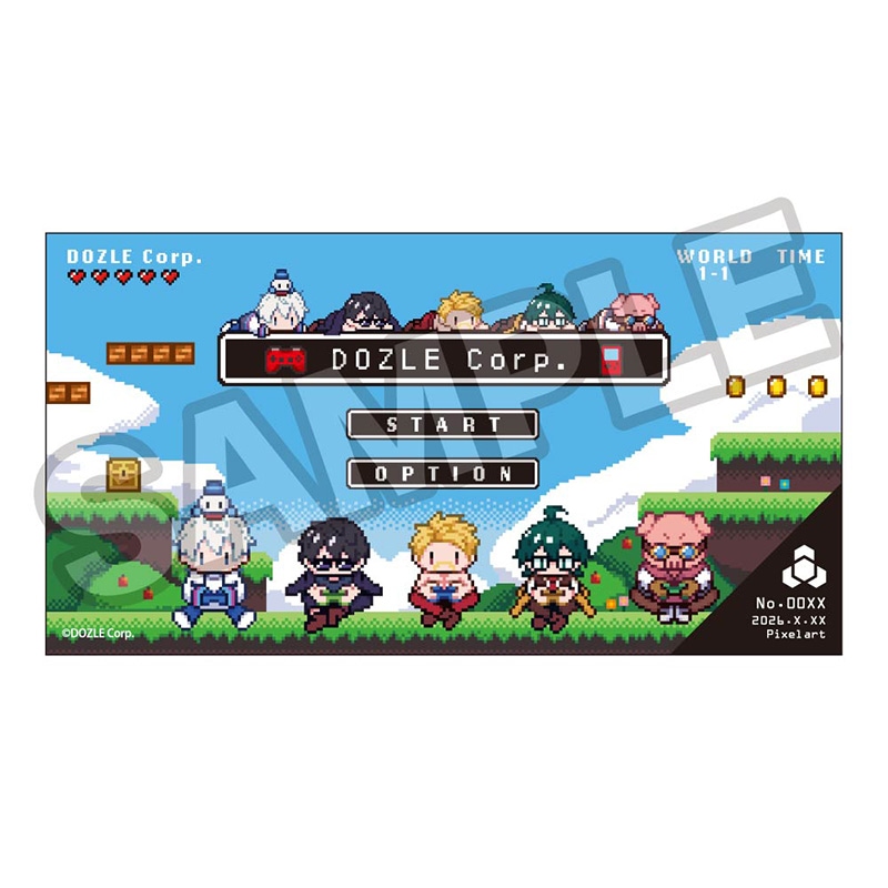 予約7/24〆【8月発売】ドズル社 PIXEL ART パスポートステッカー