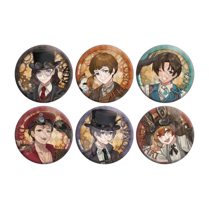 予約5/11〆【6月発売】ニート部 スチームパンク グリッター缶バッジ ※1BOX=6入