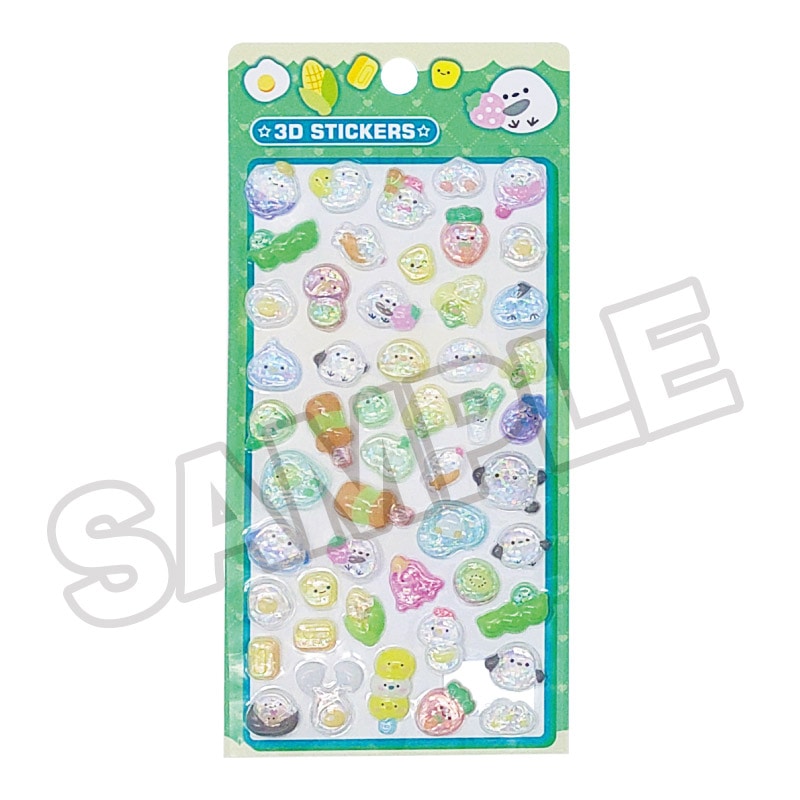 【即納品】★メール便★つやぷくシール 05-GR キラキラ とり