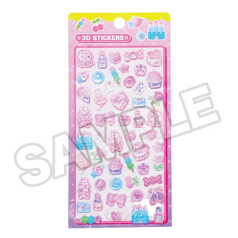 【即納品】★メール便★つやぷくシール 14-PK キラキラ お城