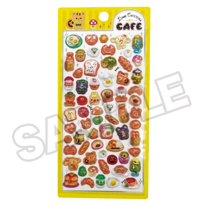 【即納品】★メール便★つやぷくシール 26-YW ゴールド りす カフェ