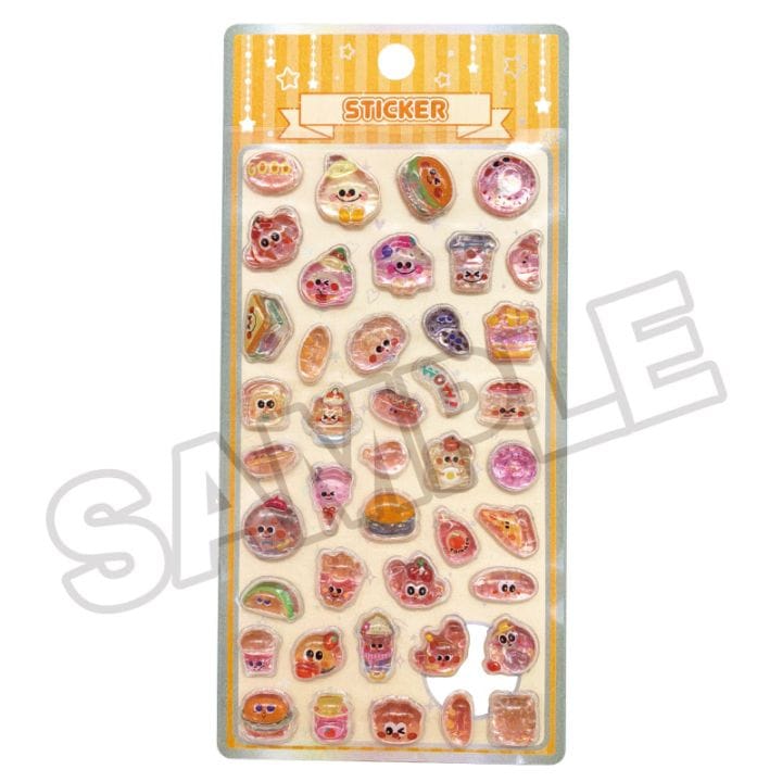 即納品】☆メール便☆つやぷくシール 33-OR キラキラ ベーカリー