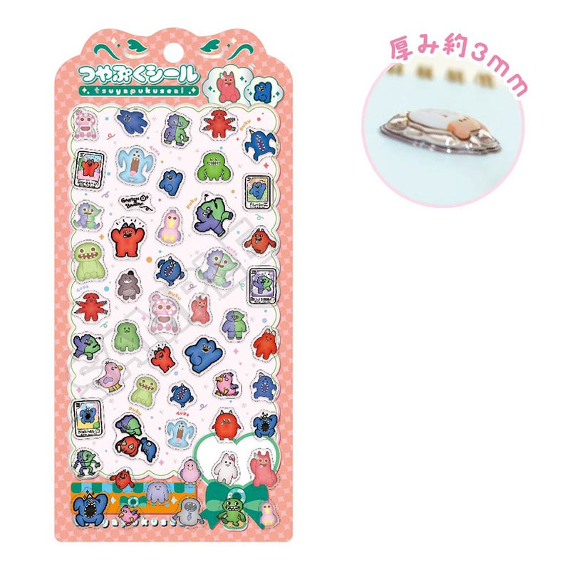 【6月発売】Garten of Banban つやぷくシール 集合B(パステル)