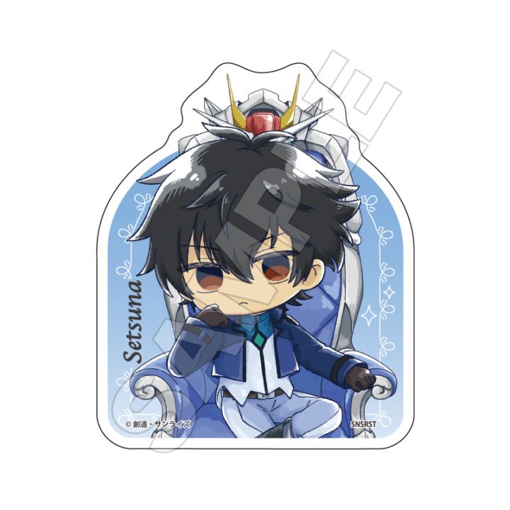 予約5/31〆【7月発売】機動戦士ガンダム00 Sketchu! 玉座 ステッカー 刹那・F・セイエイ