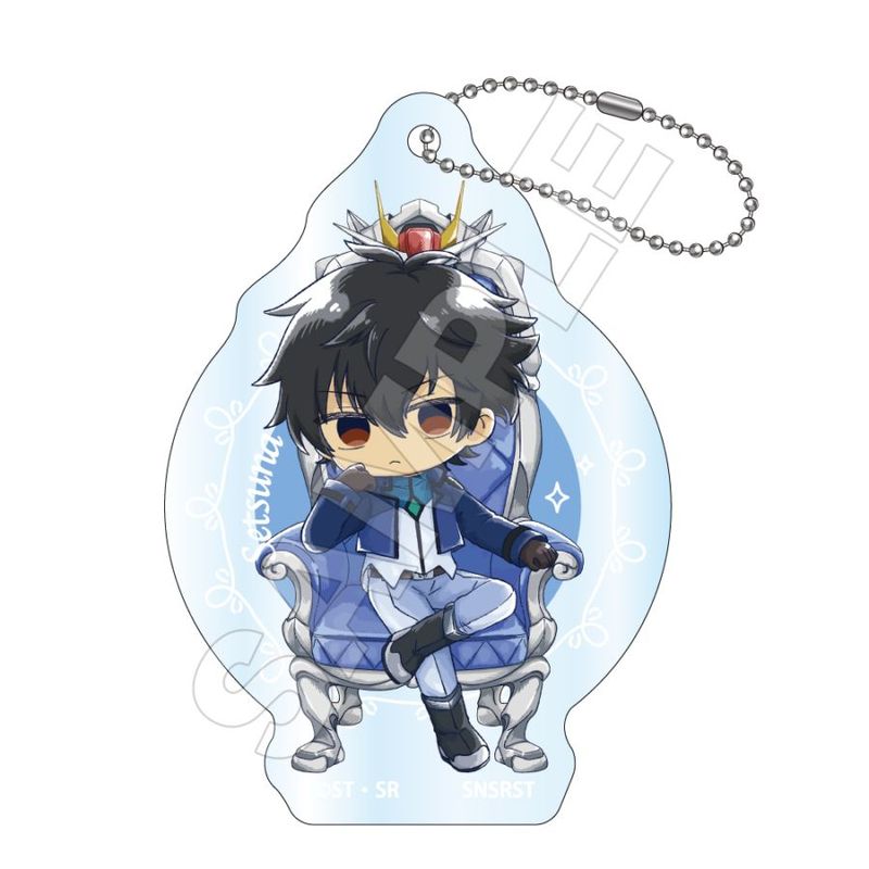 予約5/31〆【7月発売】機動戦士ガンダム00 Sketchu! 玉座 アクリルキーチェーン 刹那・F・セイエイ