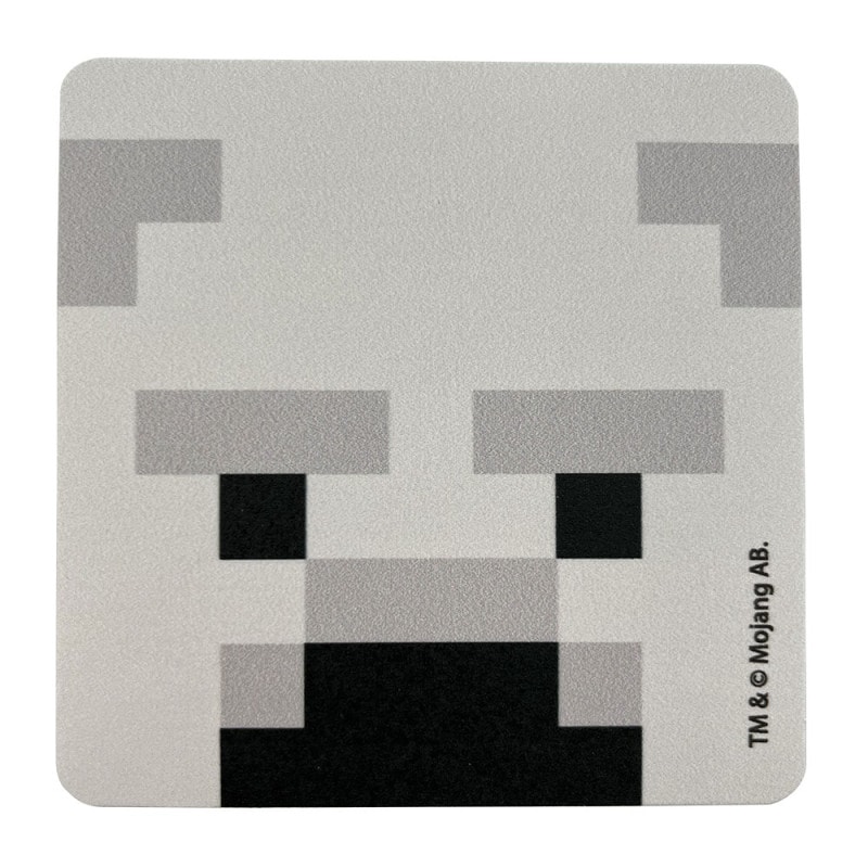 マインクラフト ペーパーコースター(3枚セット)　シロクマ