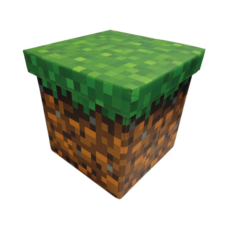 マインクラフト スツールボックス 草ブロック