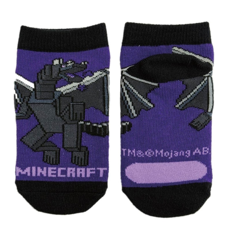 マインクラフト ソックス RETRO エンダードラゴン 13～18cm