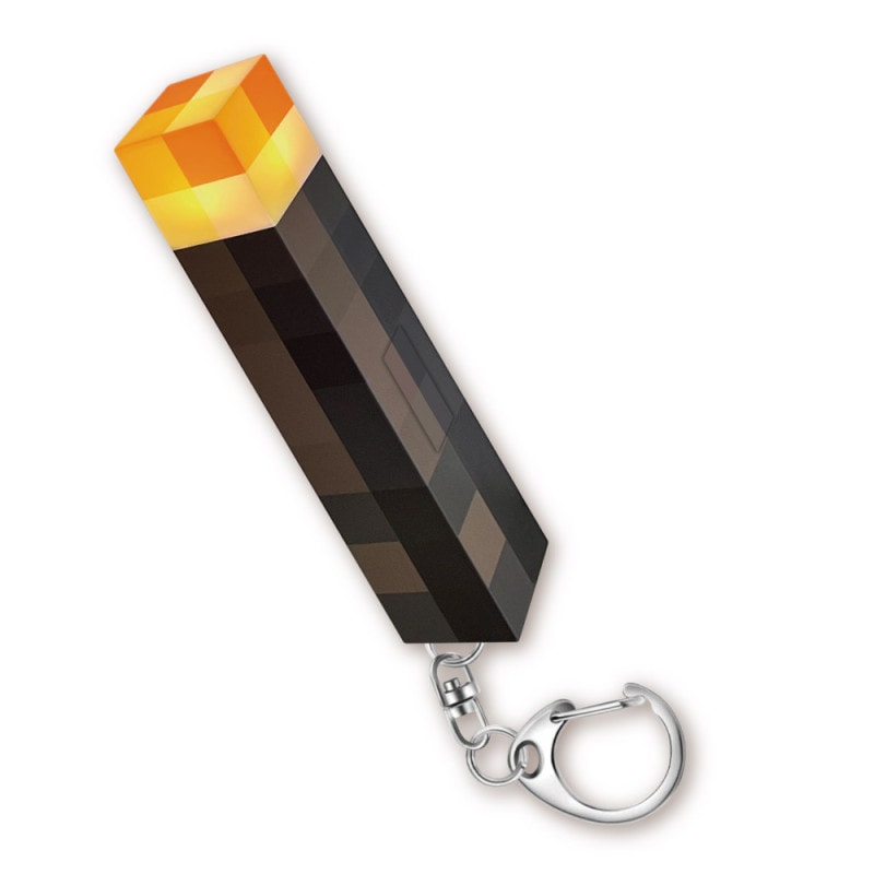 セール6/30まで【50%OFF】マインクラフト たいまつライトキーチェーン