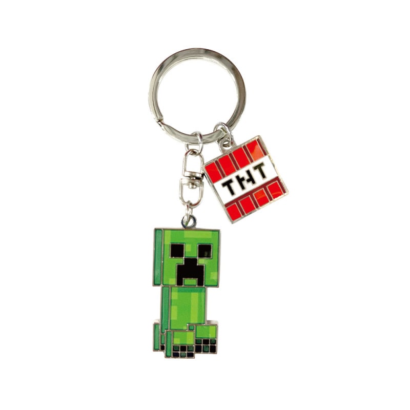 マインクラフト メタルキーリング クリーパー&TNT