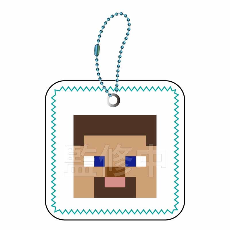予約7/2〆【9月発売】マインクラフト むにぺちょ スクィーズキーホルダー スティーブ