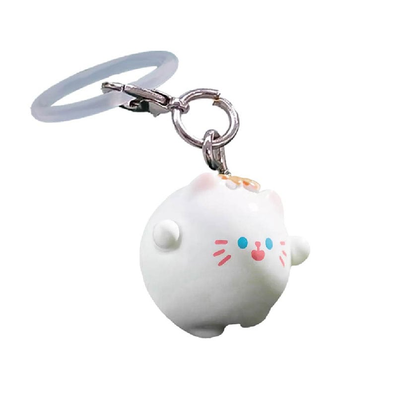 予約8/7〆【11月発売】めじるしマスコットチャーム しろねこ かえで