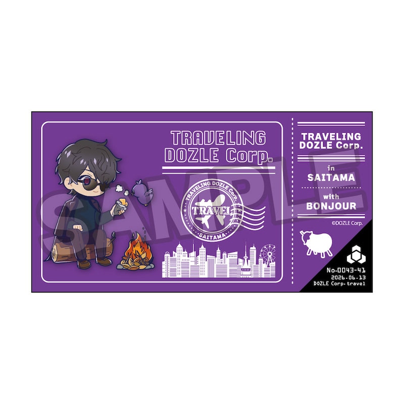 予約10/28〆【1月発売】ドズル社 ご当地第3弾パスポートステッカー
