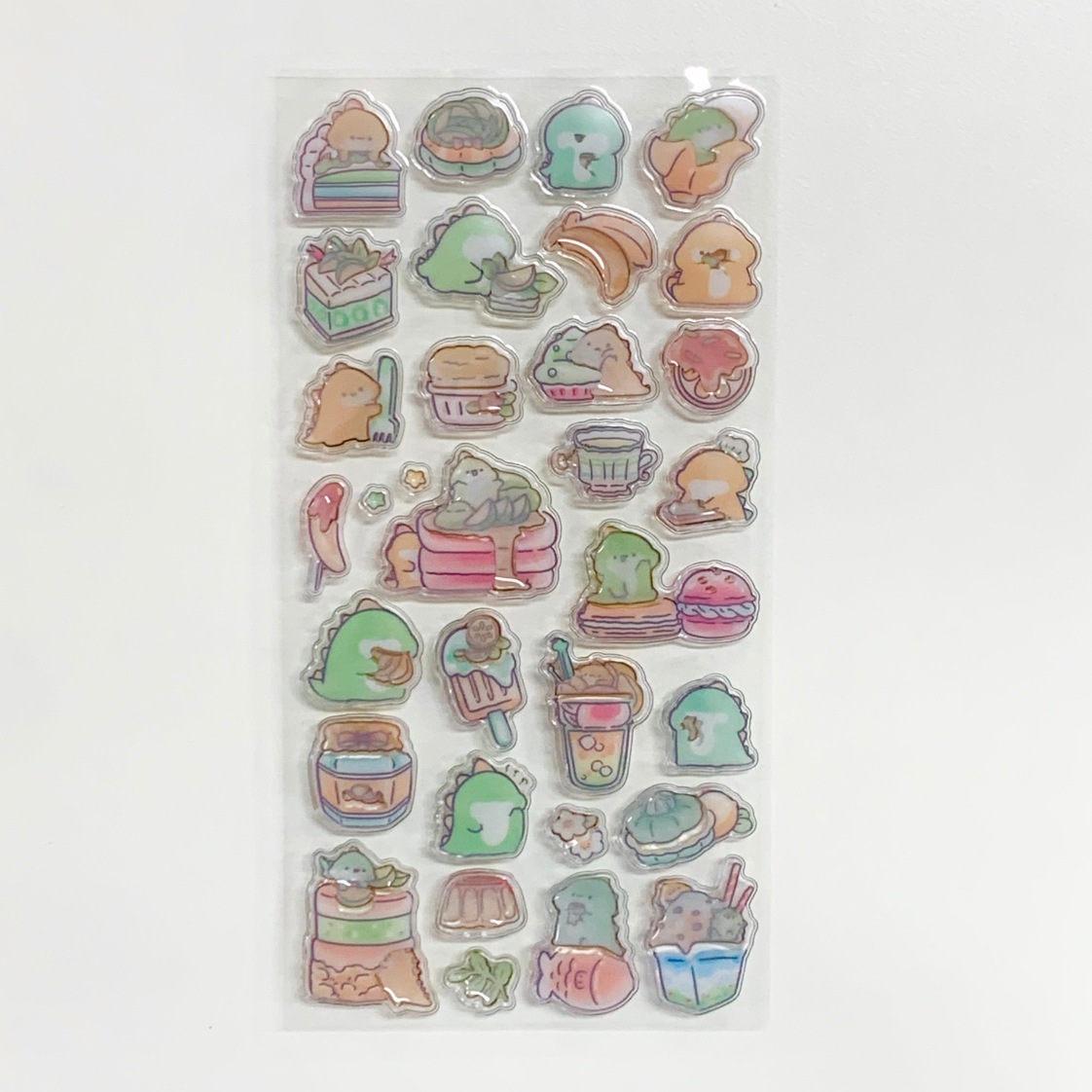 即納品】☆メール便☆つやぷくシール きょうりゅうさん | つやぷく
