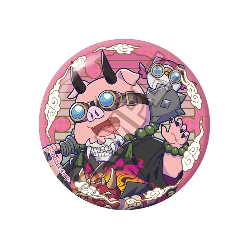 予約9/22〆【10月発売】ドズル社 百鬼夜行 グリッター缶バッジ