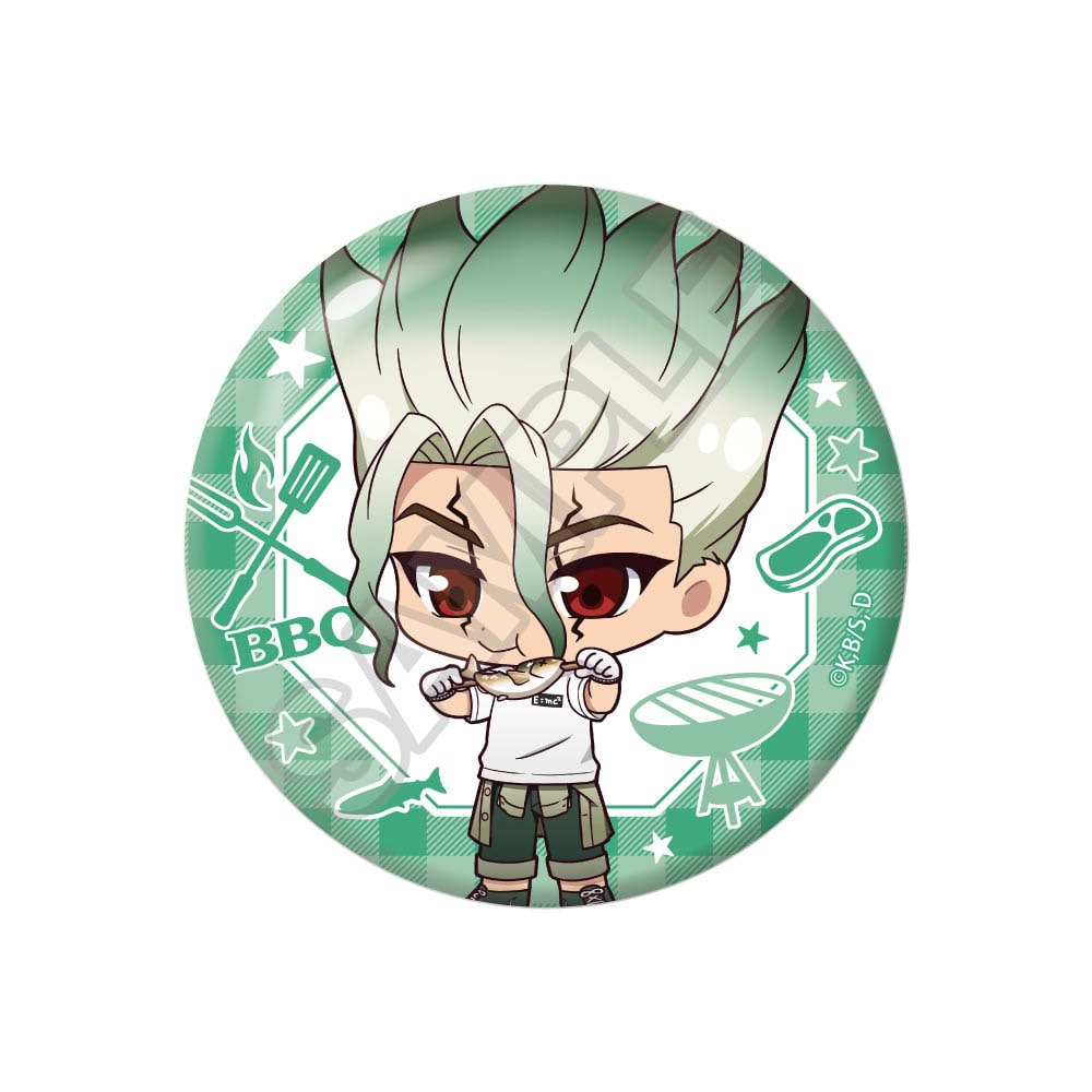 予約12/2〆【1月発売】Dr.STONE ちびっつ！ バーベキュー 缶バッジ