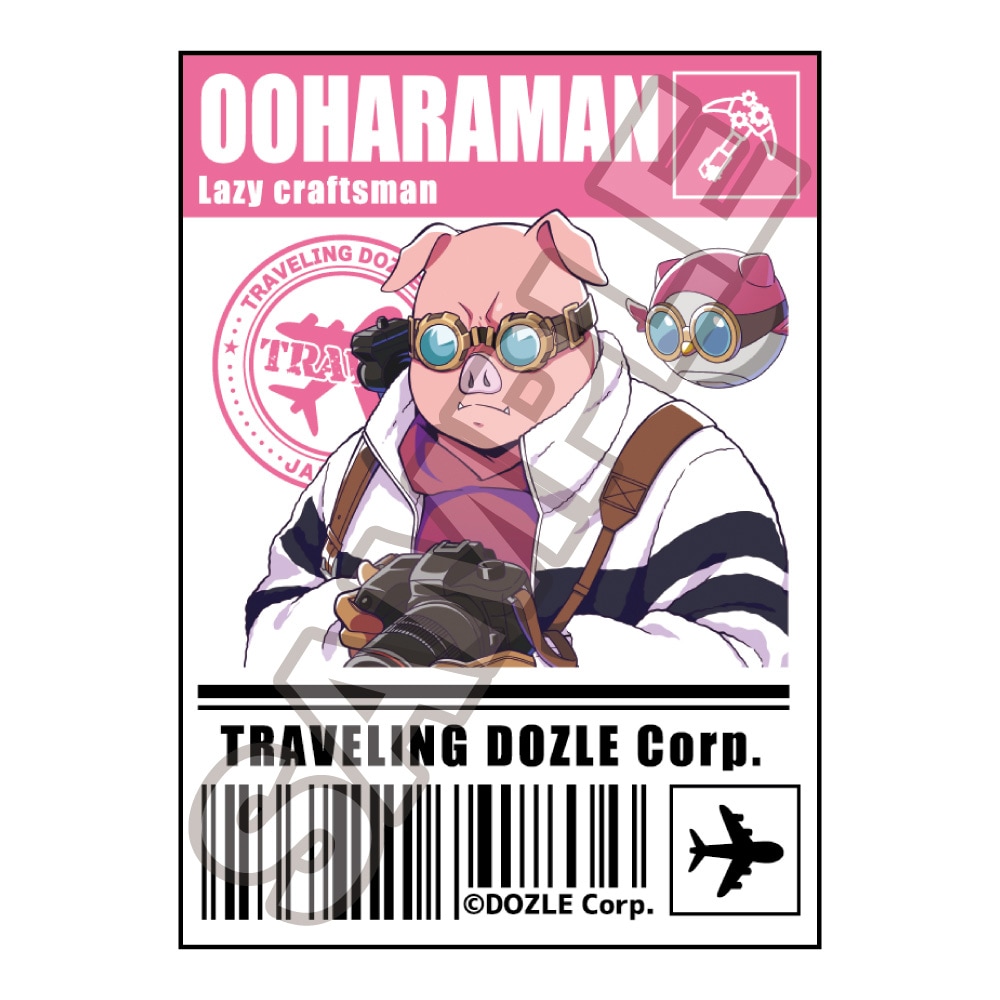 予約7/24〆【8月発売】ドズル社 旅するドズル社 サテンステッカー 1BOX