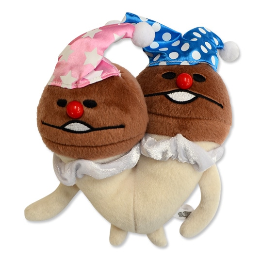 レアなめこぬいぐるみ 双子なめこ（ハロウィン）【nmk】
