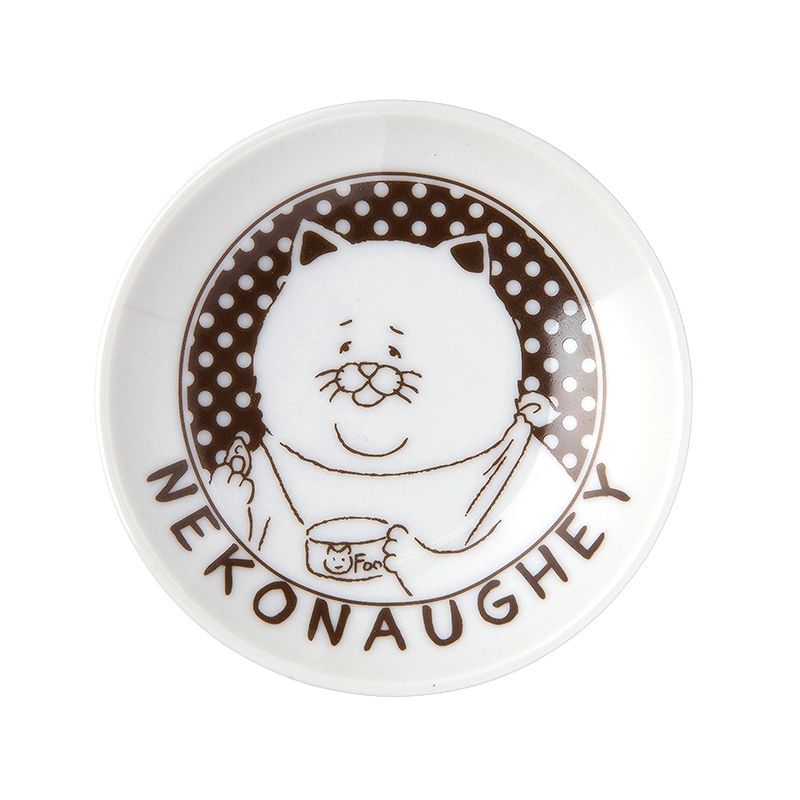 ネコノヒー 豆皿(缶づめのふた・BN)