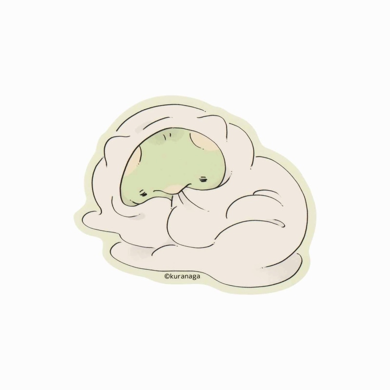 恐竜はじめました スマホに貼れるサイズのステッカー (眠気)