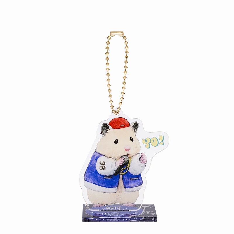 助六の日常 ちょっぴりワルになりたいでちゅ！ アクスタにもなるアクリルキーホルダー (YO！ラッパーな助六)