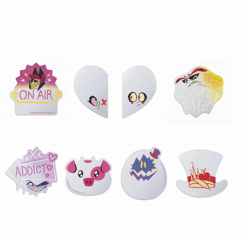 HAZBIN HOTEL トレーディングアクリルミラーステッカー Hotel side (全8種)