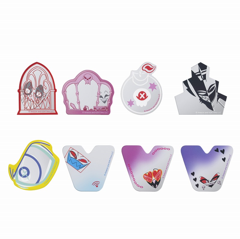 HAZBIN HOTEL トレーディングアクリルミラーステッカー Dark side (全8種)