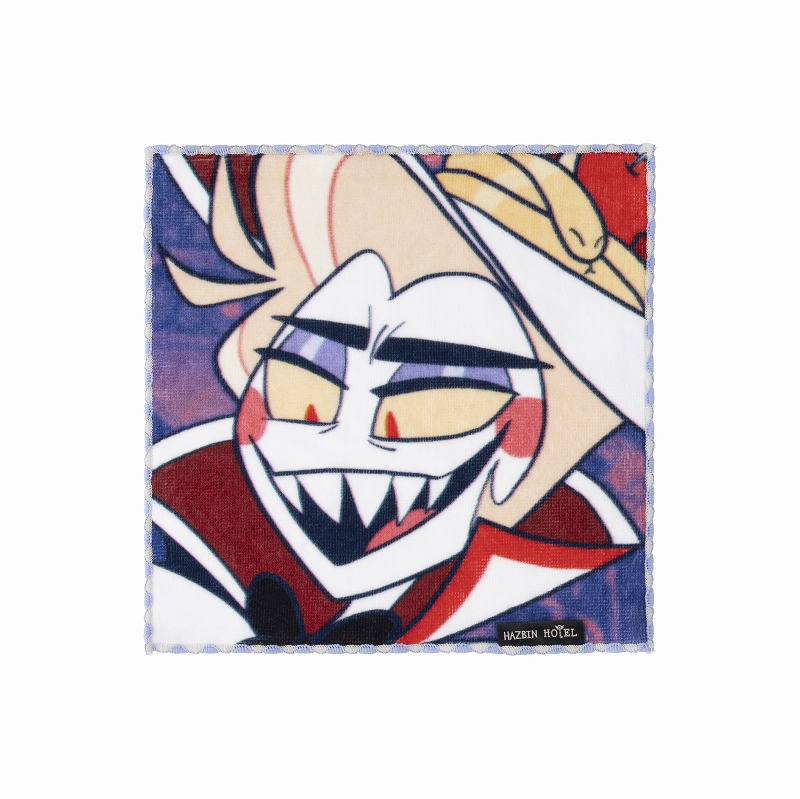 HAZBIN HOTEL ファニーフェイスなハンドタオル (ルシファー・モーニングスター)