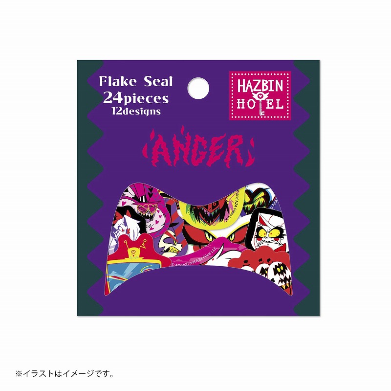 HAZBIN HOTEL フレークシール (Anger)