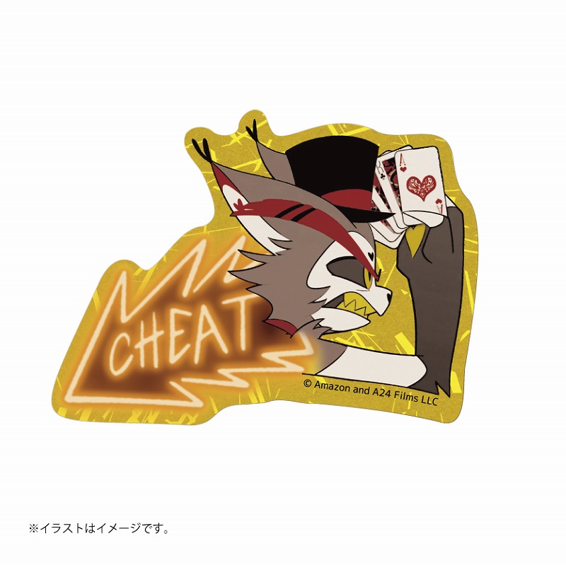 HAZBIN HOTEL スマホに貼れるサイズのステッカー (ハスク) | ハズビン